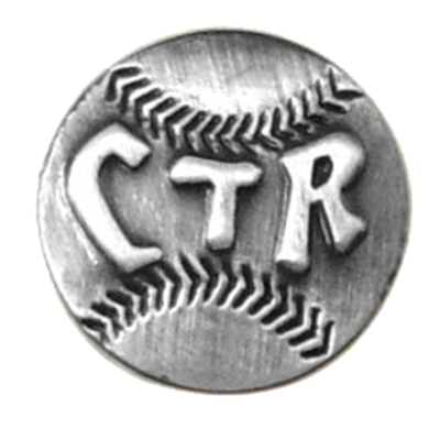 CTR Baseball Tie Tac