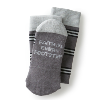Faith in Every Footstep Stripe Socks