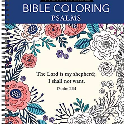 Psalms Bible Adult Coloring Book
