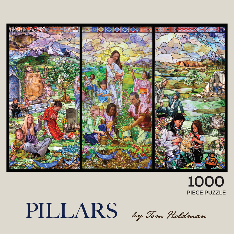 Pillars 1000 Piece Puzzle, , large image number 0