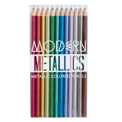 Modern Metallics Colored Pencils