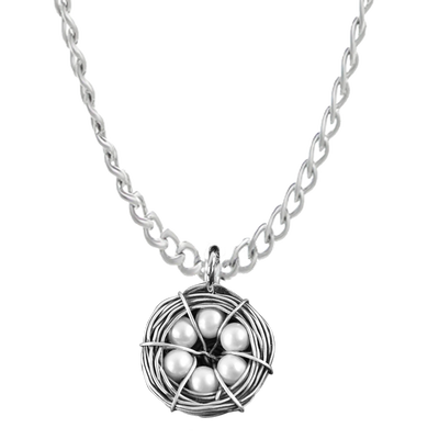 Messy top nest necklace