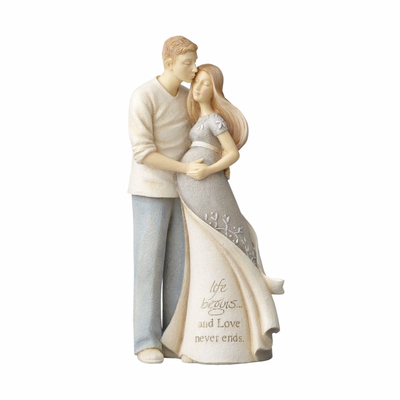 Pregnant Couple Statue