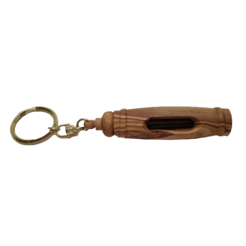 Olive Wood Oil Vial, , large image number 0