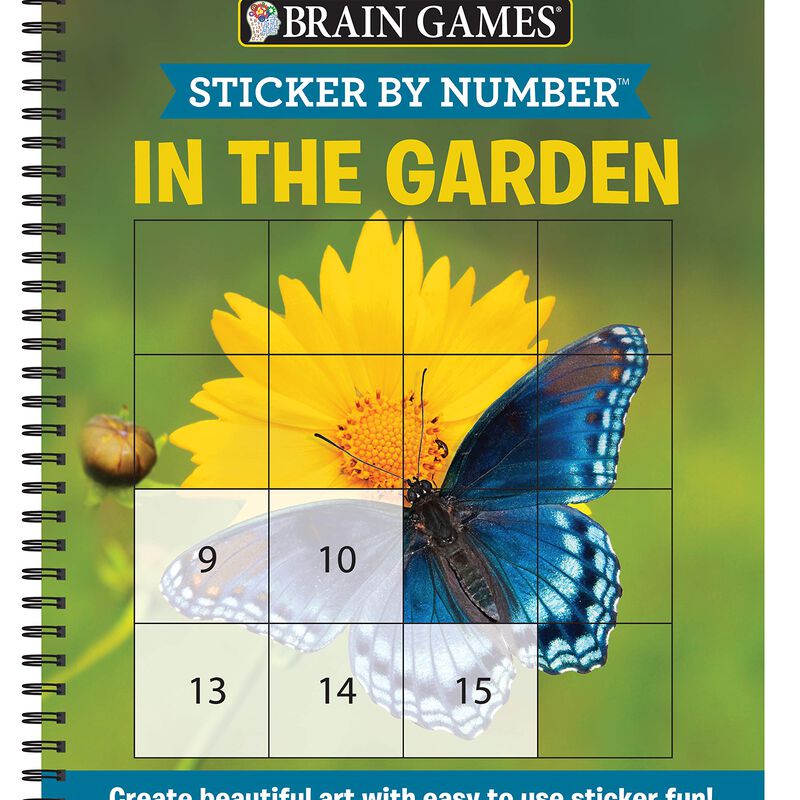 Brain Games - Sticker by Number: In the Garden