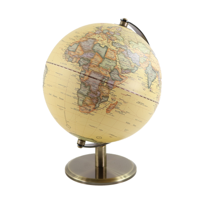 Globe Antique with Bronze Base