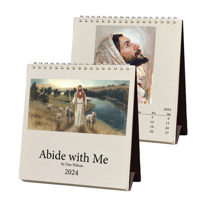 2024 Abide with Me Desk Calendar