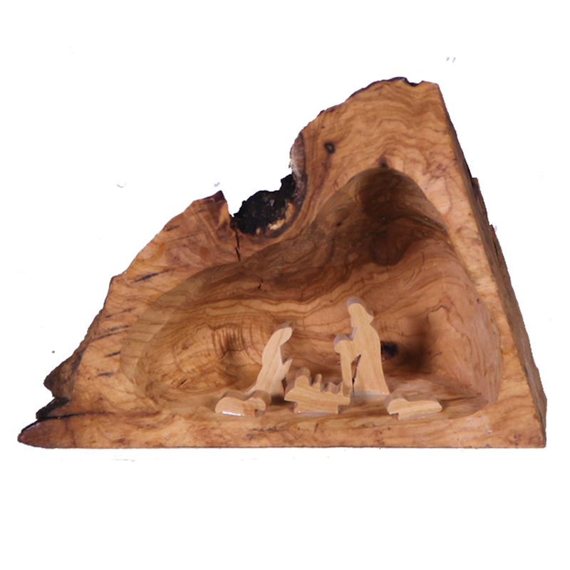 Cave Grotto Tree Root Nativity, , large image number 0