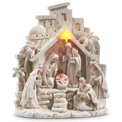 Lighted Bethlehem Scene Nativity