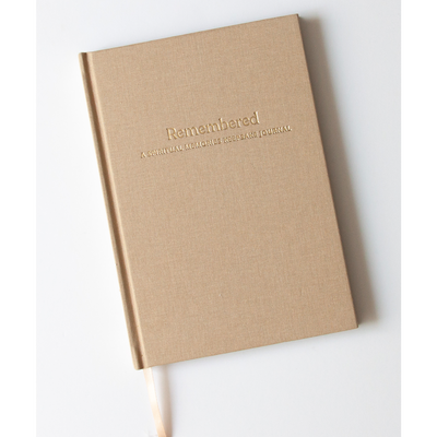 Remembered Keepsake Journal
