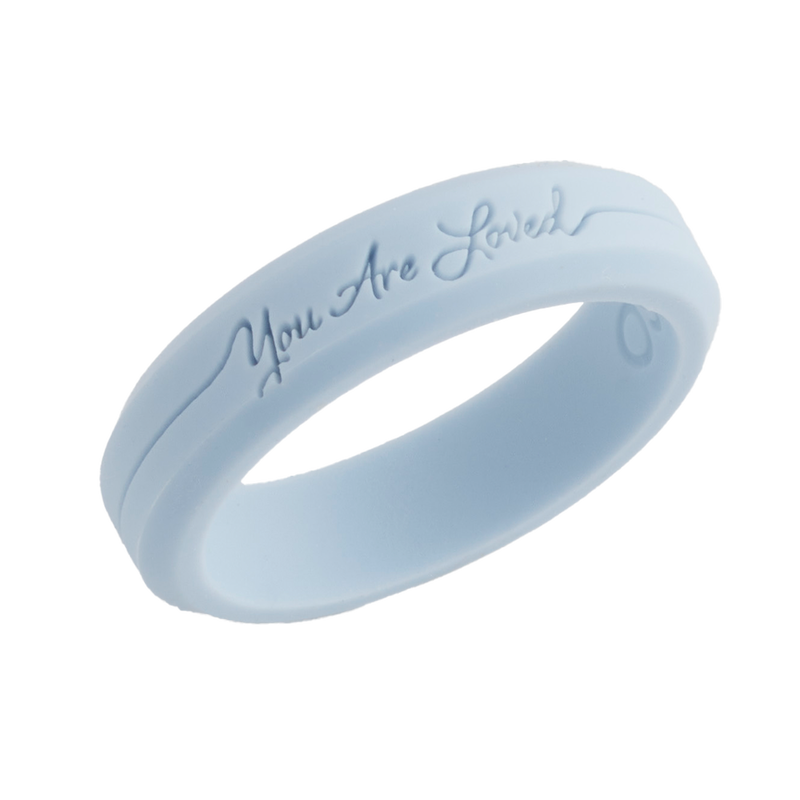 Beveled silicone ring clearance