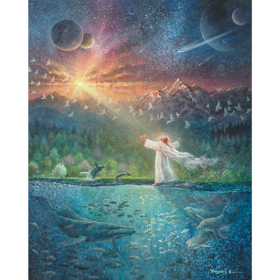 Symphony of Praise (21x17 Framed Canvas Print)