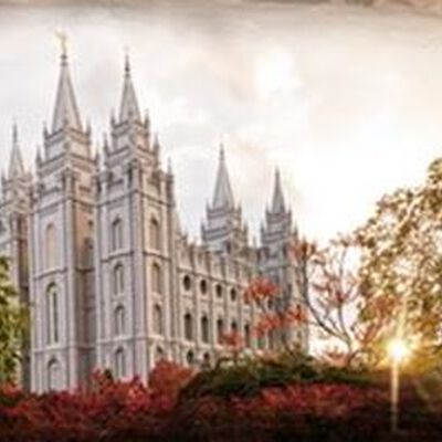 Salt Lake Temple, the Day Dawn Is Breaking Bookmark