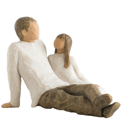 Father and Daughter Figurine
