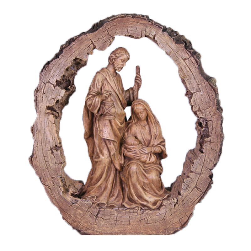 Bronzed Holy Family Nativity, , large image number 0
