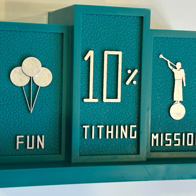 Plastic Tithing Bank