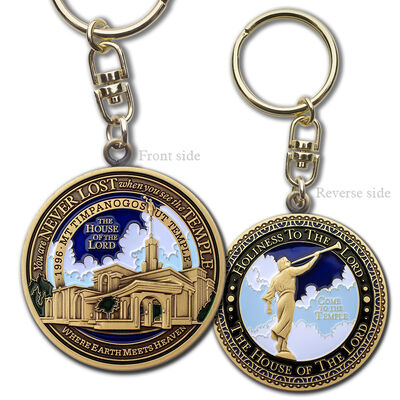 Mt. Timpanogos Utah Temple Keyring