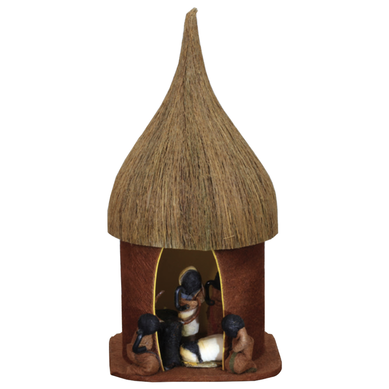 Ugandan Bark Cloth Nativity ugandan-bark-cloth-nativity