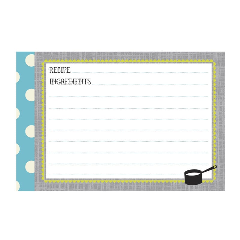 Kitchen Gear Recipe Cards, , large image number 0