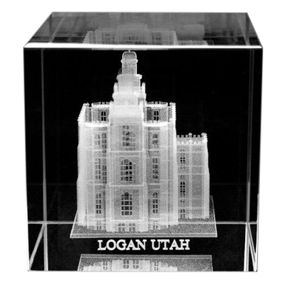 Crystal Cube Logan Utah Temple
