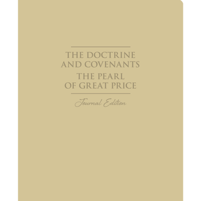 The Doctrine and Covenants and Pearl of Great Price, Journal Edition, Large Print Faux Leather Unlined (No Index)