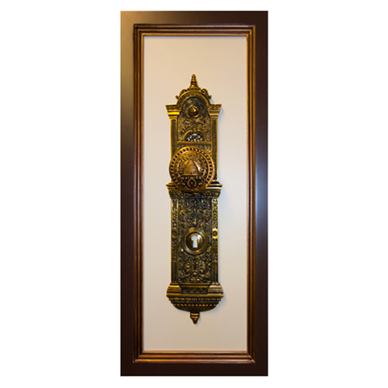 Salt Lake Temple Doorknob (24x10 Framed Print), , large image number 0