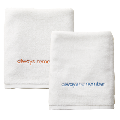 Always Remember Baptism Towel