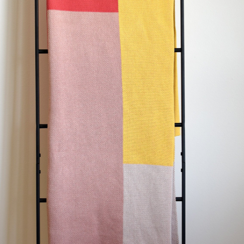 Color Block Throw