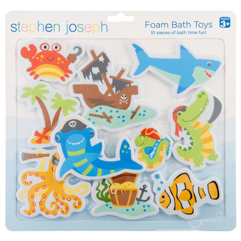 Foam animal bath toys discount