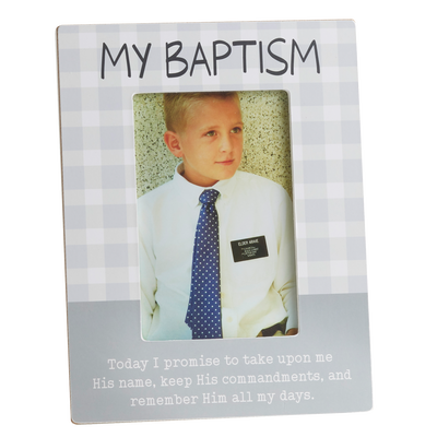 My Baptism Gingham Frame