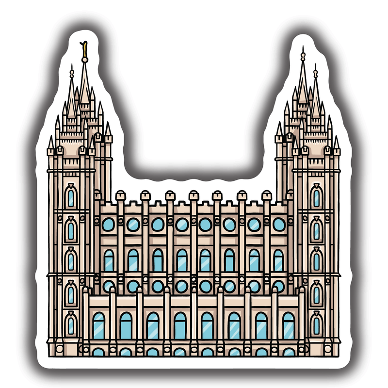 Sticker Salt Lake City Temple, , large image number 0