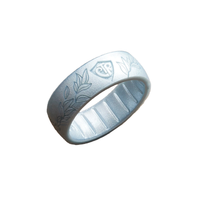 Silicone Laurel Leaf Diamond CTR Ring