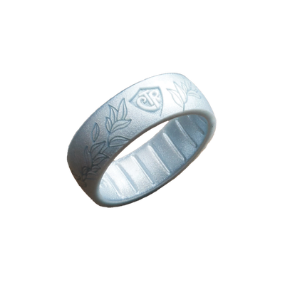 Silicone Laurel Leaf Diamond CTR Ring