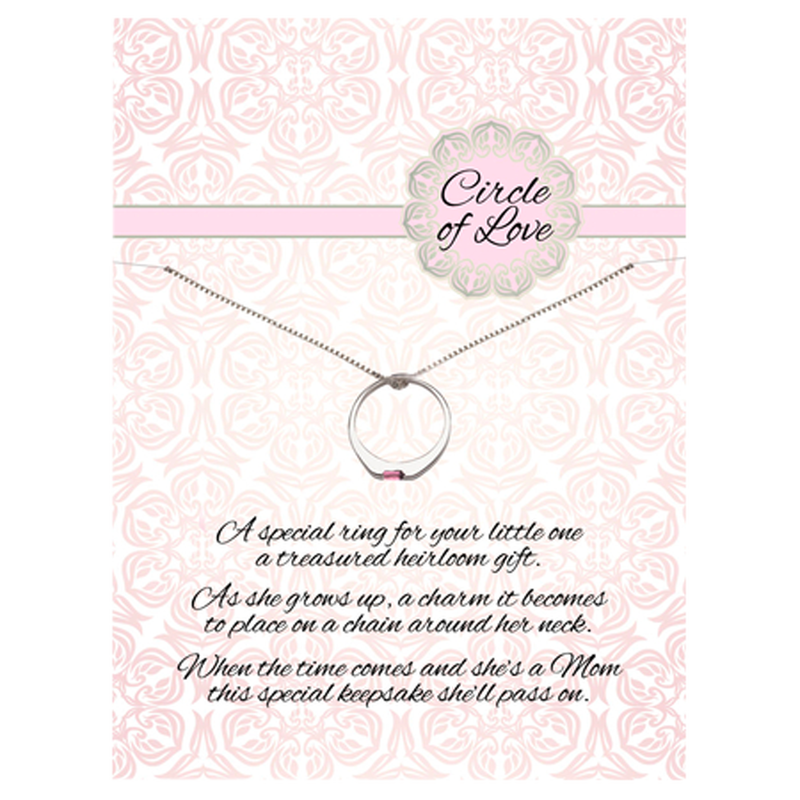 Baby ring necklace clearance