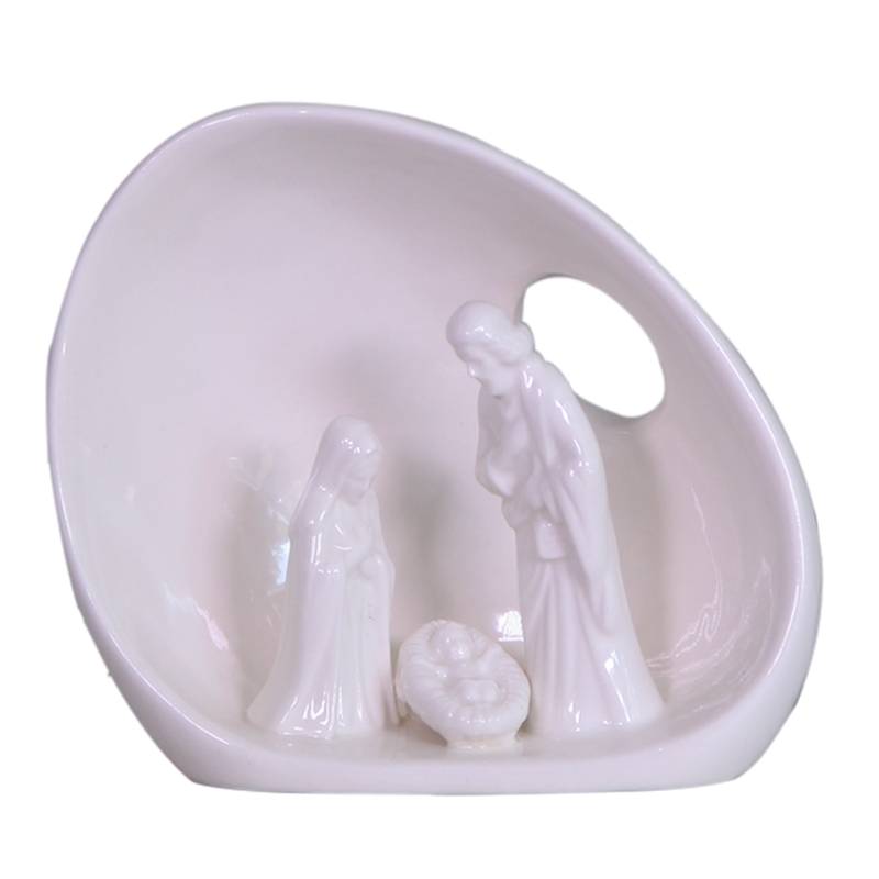 Holy Family Ceramic Nativity, , large image number 0