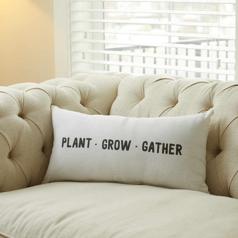 Plant, Grow, Gather Pillow, , large image number 2
