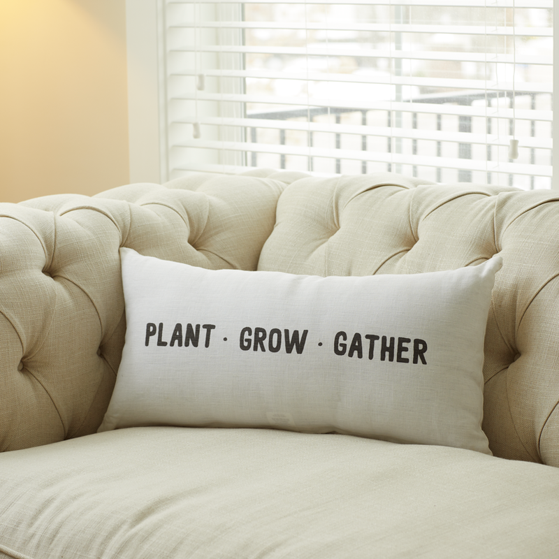 Plant Grow Gather Pillow