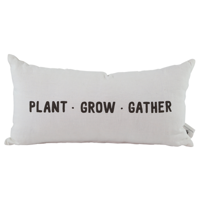 Plant, Grow, Gather Pillow