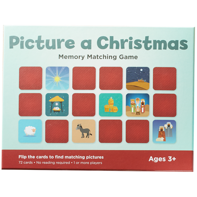 Picture a Christmas Memory Match Card Game