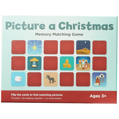 Picture a Christmas Memory Match Card Game