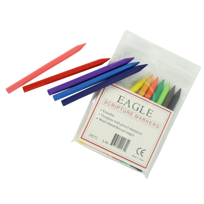 Erasable Scripture Crayons (12 Pack)