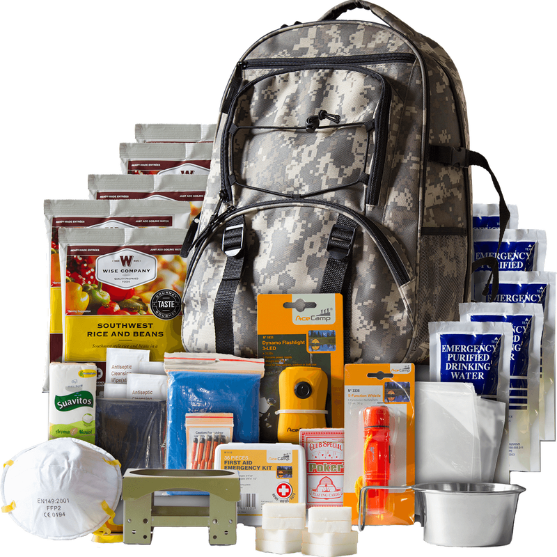 5 Day Camo Survival Backpack, , large image number 0