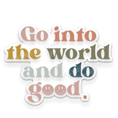Go Into the World Missionary Sticker