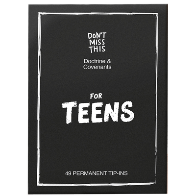 Don't Miss This Doctrine and Covenants Tip-In Set for Teens