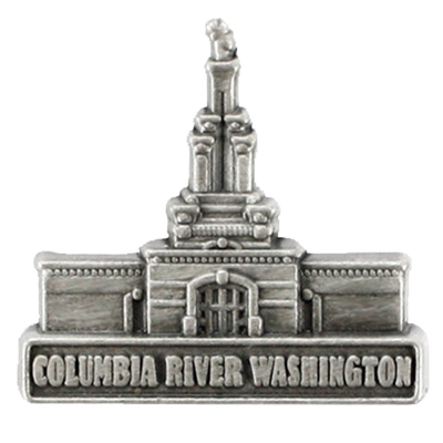 Columbia River Temple Tie Pin