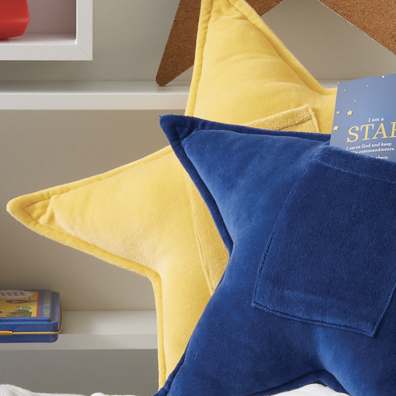 Large star cushion hot sale