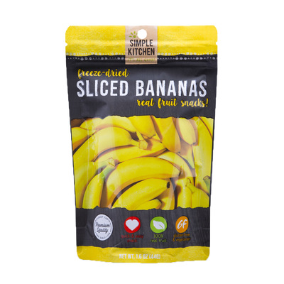 Freeze-Dried Bananas Pouch