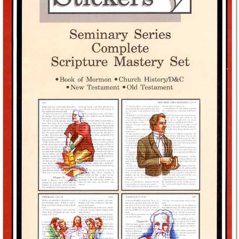 Scripture Stickers: Seminary Series, Complete Set, , large image number 0