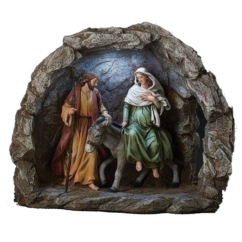 Light-up Journey to Bethlehem Nativity Grotto, , large image number 0