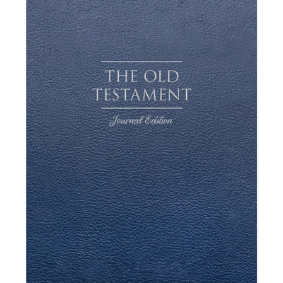 The Old Testament, Journal Edition, Faux Leather Blue (No Index)